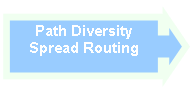 Right Arrow Callout: Path Diversity Spread Routing

