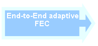 Right Arrow Callout: End-to-End adaptive FEC

