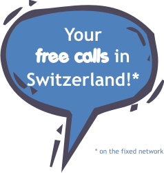 Vos appels gratuits en Suisse vers le r�seau fixe